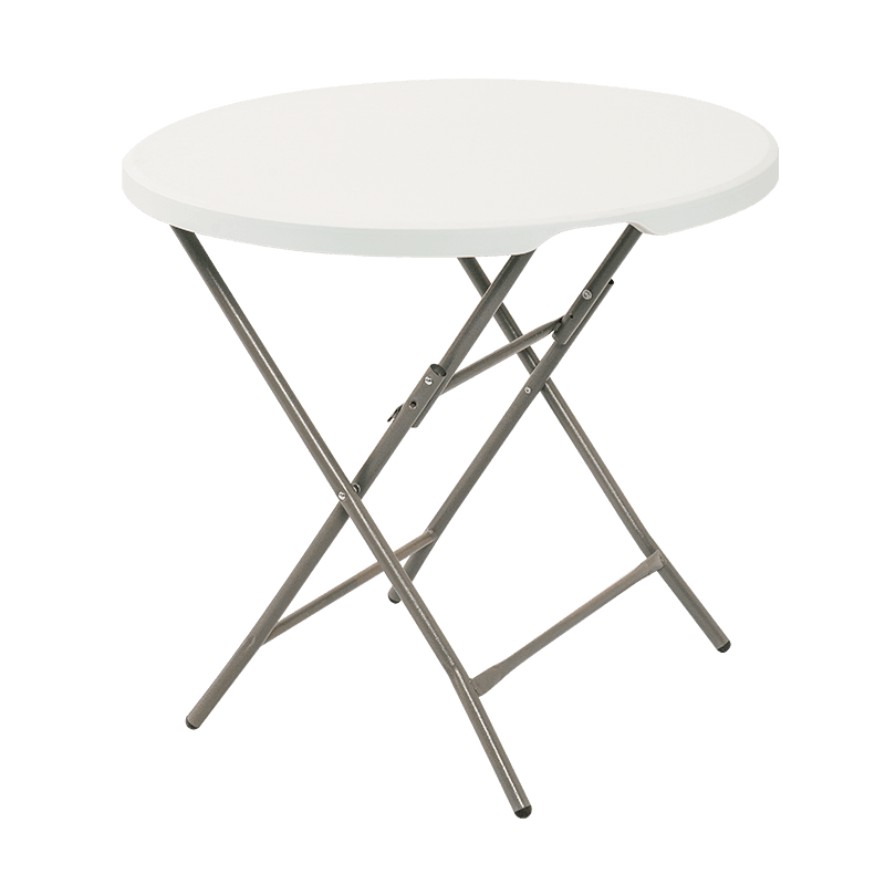80 cm de negociação minimalista pequena mesa redonda